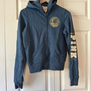 Vintage - Victoria's Secret PINK University of Pop Love Pink Hoodie - S